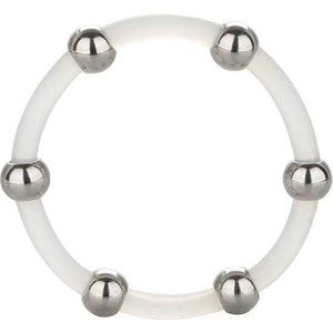 CALEXOTICS - STEEL BEADED SILICONE RING XL CALEXOTICS