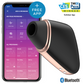 SATISFYER - ЛЮБОВНЫЙ ТРЕУГОЛЬНИК ВОЗДУШНЫЙ ИМПУЛЬСНЫЙ СТИМУЛЯТОР И ВИБРАТОР ЧЕРНЫЙ