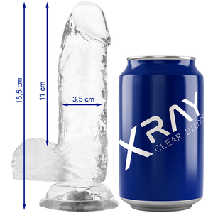 X STARS — SKAIDRS KĀRS AR BOMĒM 15,5 CM -O- 3,5 CM