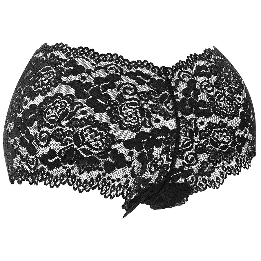 BLACK&SILVER - ZARA REMOTE CONTROL STIMULATOR WITH FREE PANTY BLACK&SILVER