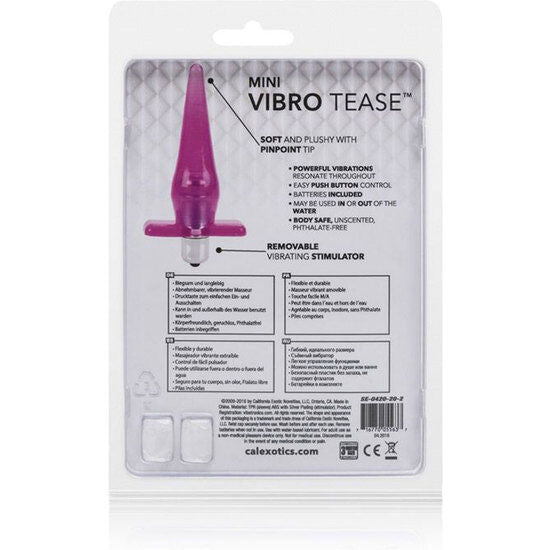 CALEXOTICS - MINI VIBRO TEASE ROSA CALEXOTICS