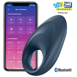 SATISFYER - МОГУЧИЙ ОДИН КОЛЬЦО-ВИБРАТОР ПРИЛОЖЕНИЕ