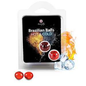 SECRETPLAY — BRAZILIAN BALLS HEAT &amp; COLD EFFECT 2 VIENĪBAS