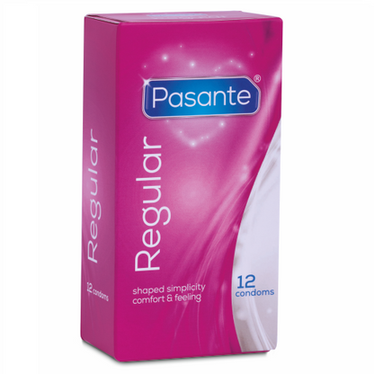 PASANTE - REGULĀRI PREZERVATĪVI 12 IEPAKOJUMS