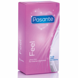 PASANTE - ЧУВСТВИТЕЛЬНЫЕ СВЕРХТОНКИЕ ПРЕЗЕРВАТИВЫ 12 ШТУК