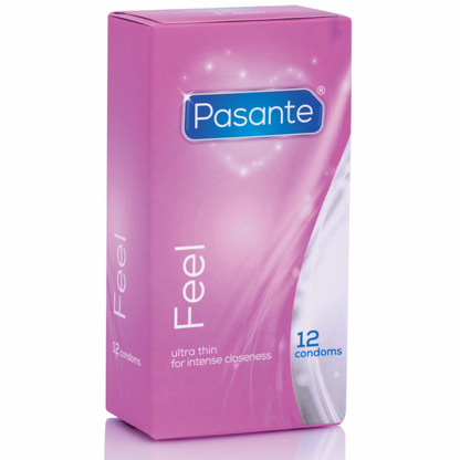 PASANTE - ЧУВСТВИТЕЛЬНЫЕ СВЕРХТОНКИЕ ПРЕЗЕРВАТИВЫ 12 ШТУК