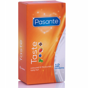 PASANTE - ВКУСЫ ПРЕЗЕРВАТИВОВ 12 ЕДИНИЦ