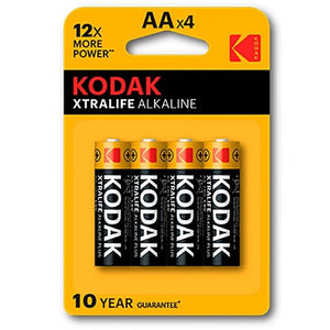 ЩЕЛОЧНАЯ БАТАРЕЯ KODAK - XTRALIFE AA LR6 БЛИСТЕР * 4