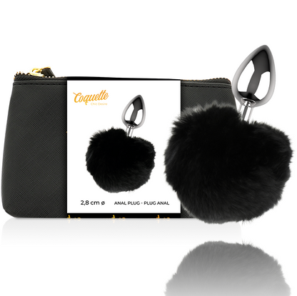 COQUETTE CHIC DESIRE - АНАЛЬНАЯ ПРОБКА МЕТАЛЛИЧЕСКАЯ РАЗМЕР L 2,8 X 4,1 СМ