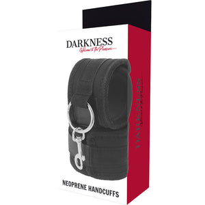 DARKNESS - NEOPRENE HANDCUFFS DARKNESS BONDAGE