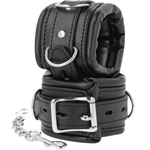 DARKNESS - PADDED BDSM HANDCUFFS DARKNESS BONDAGE
