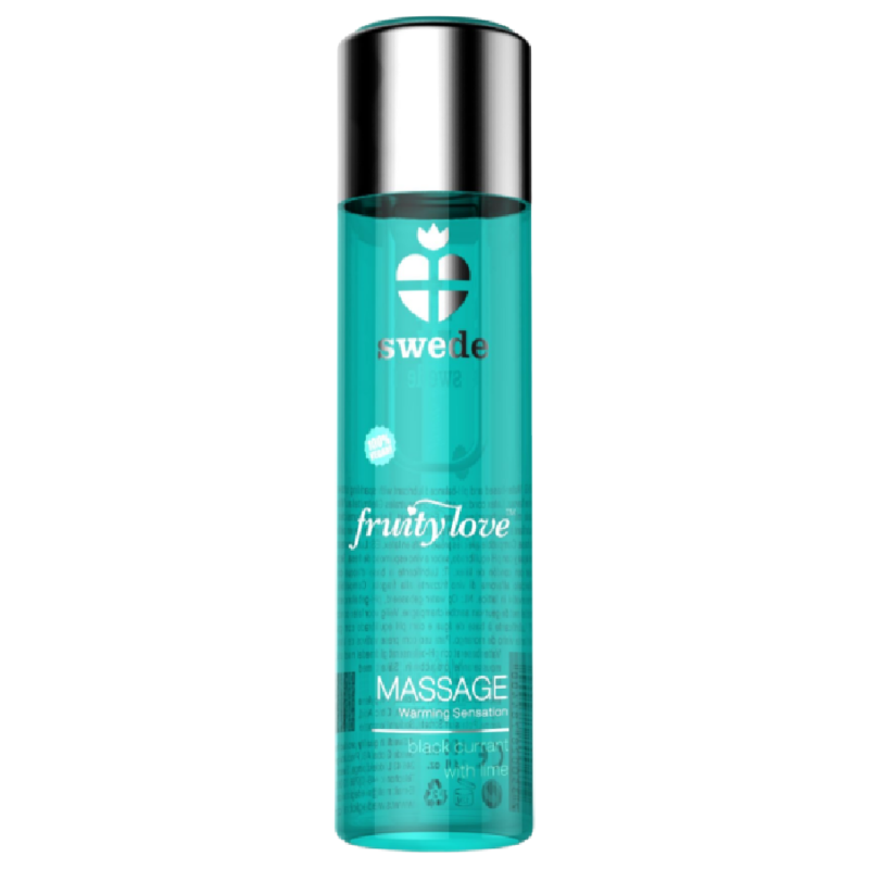 SWEDE - FRUITY LOVE WARMING EFEKTA MASĀŽAS EĻĻA UNO jāņogu un laimu 120 ml