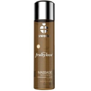 SWEDE - FRUITY LOVE WARMING EFFECT MASĀŽAS EĻĻA INTENSE TUMŠĀ ŠOKOLĀDE 60 ml