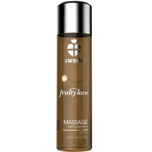 SWEDE - FRUITY LOVE WARMING EFFECT MASĀŽAS EĻĻA INTENSE TUMŠĀ ŠOKOLĀDE 120 ml