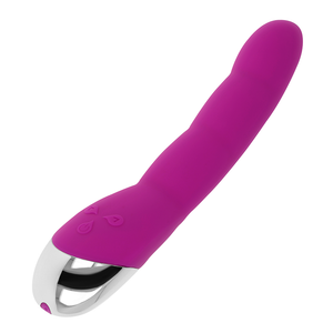 OHMAMA - VIBRATORS 6 REŽĪMI UN 6 Ātrumi LILAC 21,5 CM
