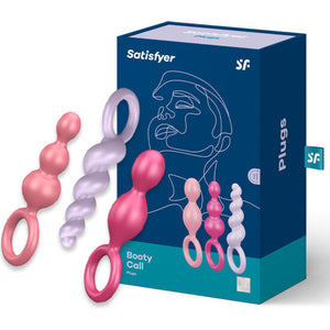 SATISFYER - НАБОР АНАЛЬНЫХ ПРОБОК 3 ШТ ТРИКОЛОРА