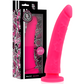 DELTA CLUB - ROTAĻLIETAS ROZĀ DILDO MEDICĪNAS SILIKONS 20 CM -O- 4 CM