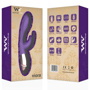 WOMANVIBE - VIORA SILICONE RECHARGEABLE VIBRATOR WOMANVIBE