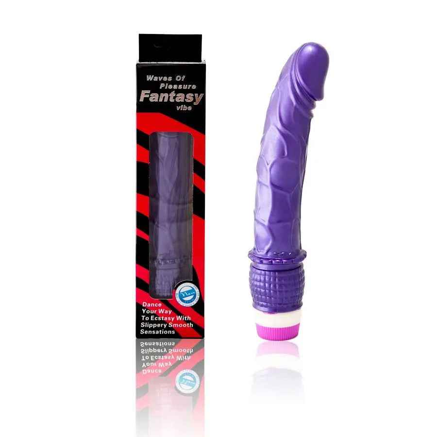 BAILE - WAVES OF PLEASURE VIBRATOR 23 CM PURPLE - LoveYou.lv