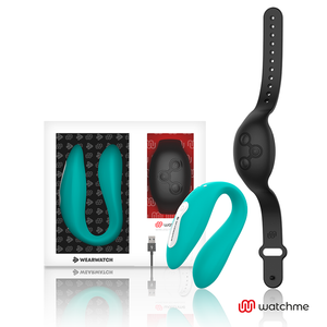 WEARWATCH - ДВОЙНАЯ ТЕХНОЛОГИЯ ВИБРАТОРА WATCHME AQUAMARINE / JET