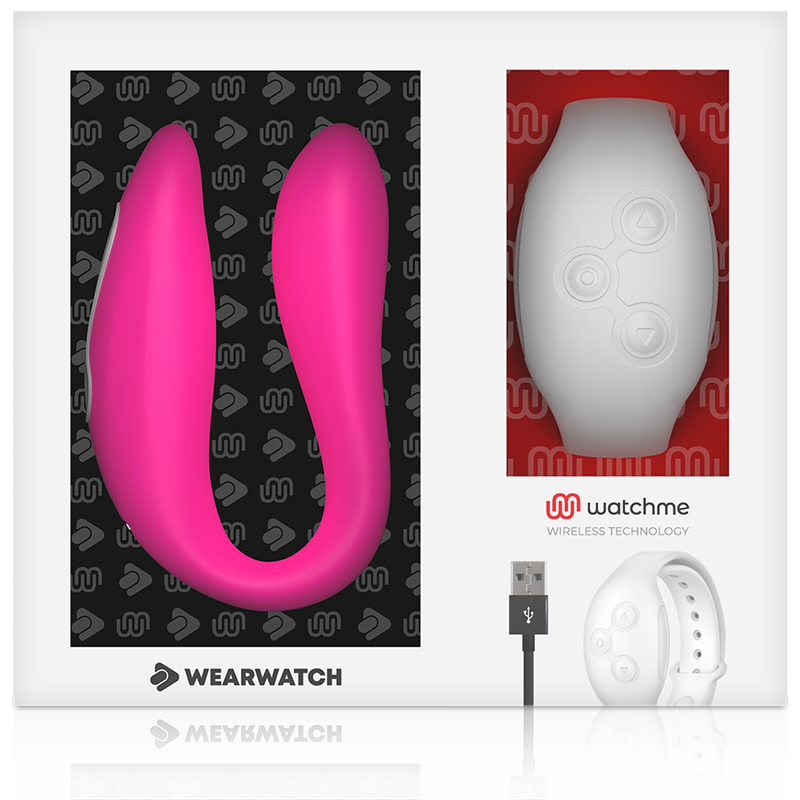 WEARWATCH - WATCHME DUAL TECHNOLOGY VIBRATOR FUCHSIA / SNOW WEARWATCH