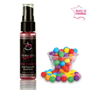 VOULEZ-VOUS - HUILE CORPS CHAUFFANTE - BUBBLEGUM 35 ML Voulez-Vous...